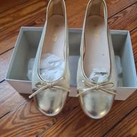 ballerine nuove oro