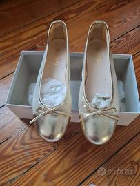 ballerine nuove oro