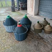 Damigiane varie taglie