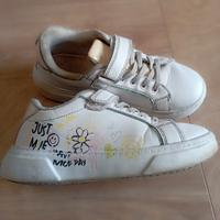 Scarpe ginnastica bimba bianche