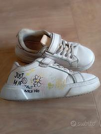 Scarpe ginnastica bimba bianche