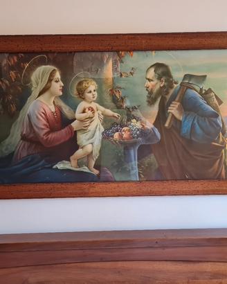 Quadro Sacra Famiglia anni 50