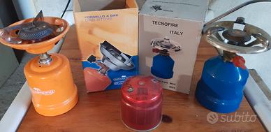 Fornellini a Gas da Campeggio – TECNOFIRE & EUROCA