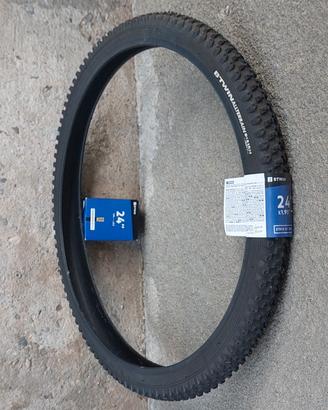 Copertone piu camera d'aria Misura 24