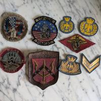 lotto toppe militari vintage