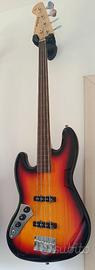 Harley Benton JB-40FL LH – Basso fretless mancino