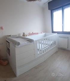 Lettino  trasformabile (70x140) marca Alondra