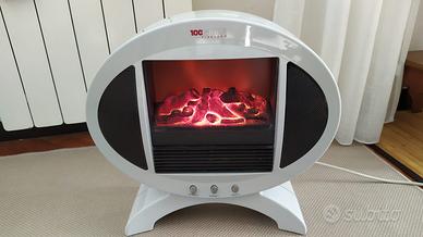 Stufetta elettrica effetto camino