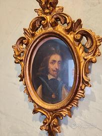 Ritratti antichi a olio su rame – XVIII 