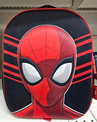 zaino asilo spiderman con figura 3d 