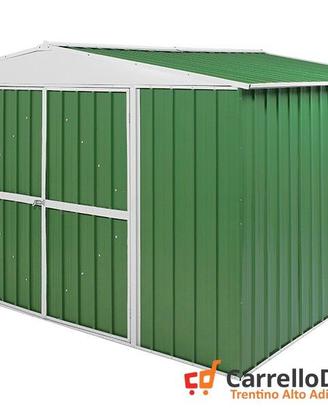 Box in Acciaio da giardino 360x345 150kg verde