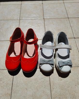 Scarpe ballerine bimba in pelle