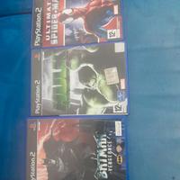 lotto super eroi ps2 ( Hulk+ Spiderman +Batman)