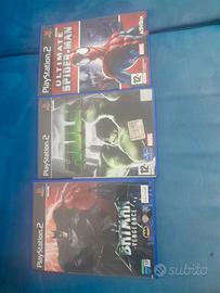 lotto super eroi ps2 ( Hulk+ Spiderman +Batman)