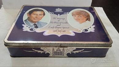 Scatola Cadbury's Matrimonio Carlo e Diana