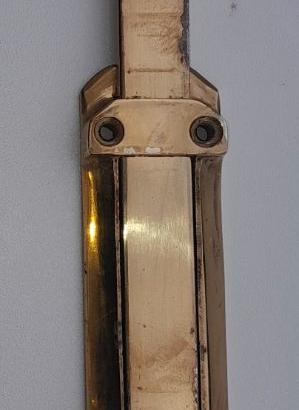 Catenaccio fermaporta saliscendi gancio porta in O