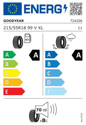 4 Pneumatici 215/55 R18 Goodyear Efficient Grip Su