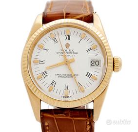 Rolex DateJust 31mm ref. 6827 Oro Pelle