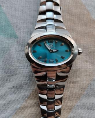 orologio Breil quadrante azzurro con pila