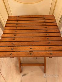 Tavolino legno vintage Fratelli Reguitti anni 60