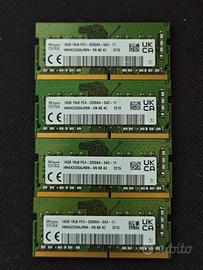 64Gb (4x16Gb) SK Hynix DDR4 Sodimm 3200Mhz
