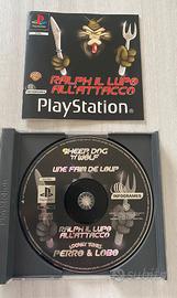 Ralph il lupo all'attacco - gioco ps 1 COMPLETO