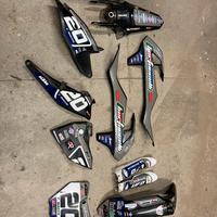 set di plastiche nere restyling ktm 85