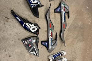 set di plastiche nere restyling ktm 85
