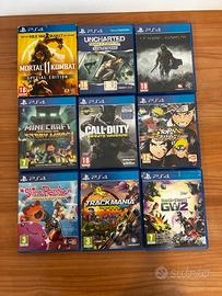 Lotto giochi ps2 ps3 ps4 Psp Wii U nintendo 3ds