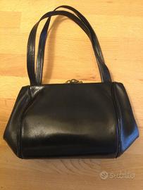 Borsa pelle vintage anni 50