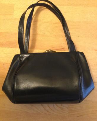 Borsa pelle vintage anni 50
