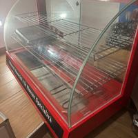 Vetrina calda termica per tavola calda rosticceria