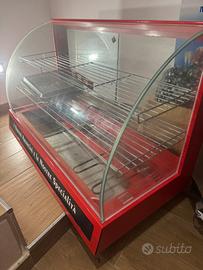 Vetrina calda termica per tavola calda rosticceria