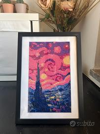 Quadro diamond painting - Notte stellata Van Gogh