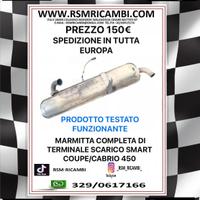 MARMITTA COMPLETA DI TERMINALE SCARICO SMART 450