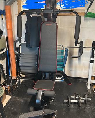 Palestra multifunzione e panca piana