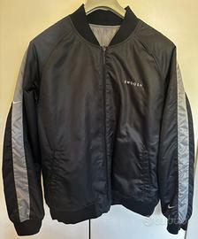Bomber Nike Reversibile Nero/Grigio Vintage Swoosh