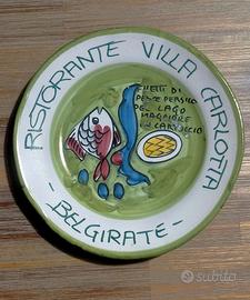 Piatto buon ricordo Villa Carlotta 1991