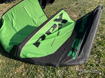 Kite Slingshot rpx 12 m con sua barra