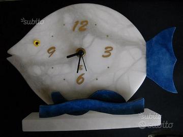 Orologi Pesce Grande in Marmo Alabastro - Lapis -