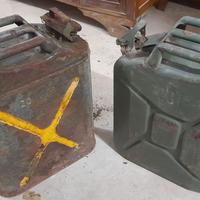 Taniche in metallo Jerrycans