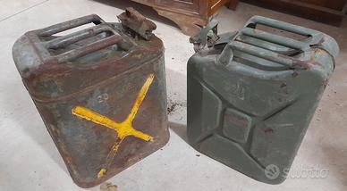 Taniche in metallo Jerrycans