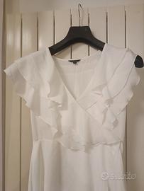 vestito lungo bianco