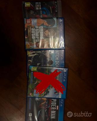 Giochi per ps4 in disco