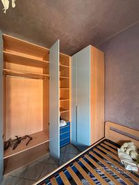 camera da letto in legno