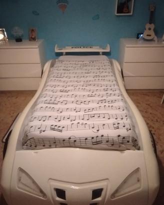 Letto singolo a forma di macchina