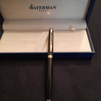 penna a sfera WATERMAN HEMISPHERE nero e oro (23k)