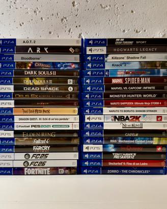 Giochi videogiochi PS4 e PS5 a partire da 5 euro