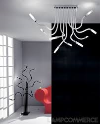 SNAKE sospensione 4 luci