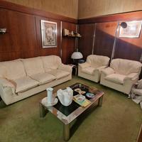 Divano vintage 3 posti più 2 poltrone